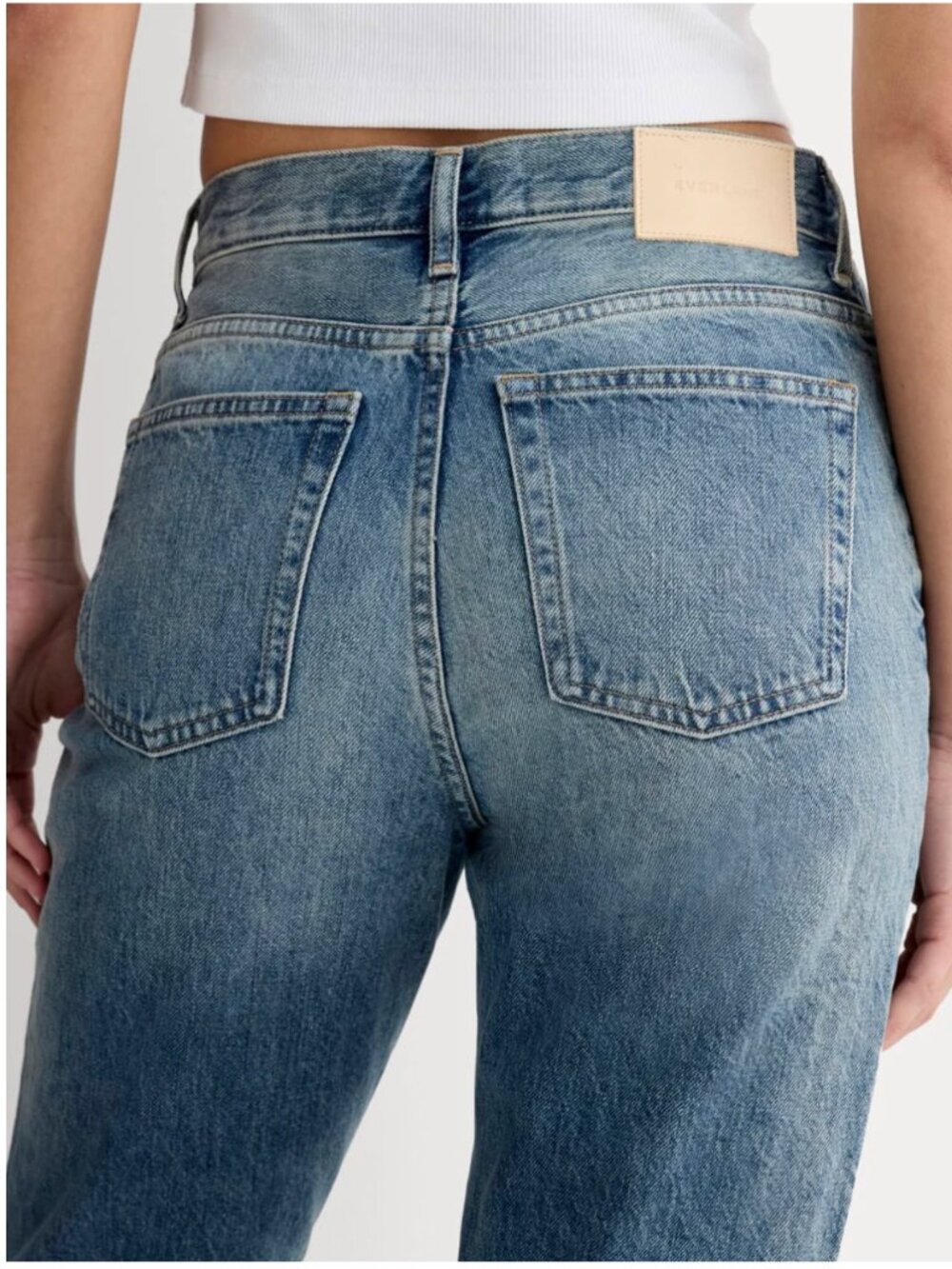 Everlane The ’90s Cheeky® Jean Color Vintage Mid Blue Size 30 NWT